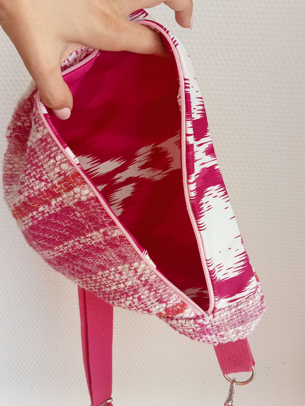 Sac banane adulte rose