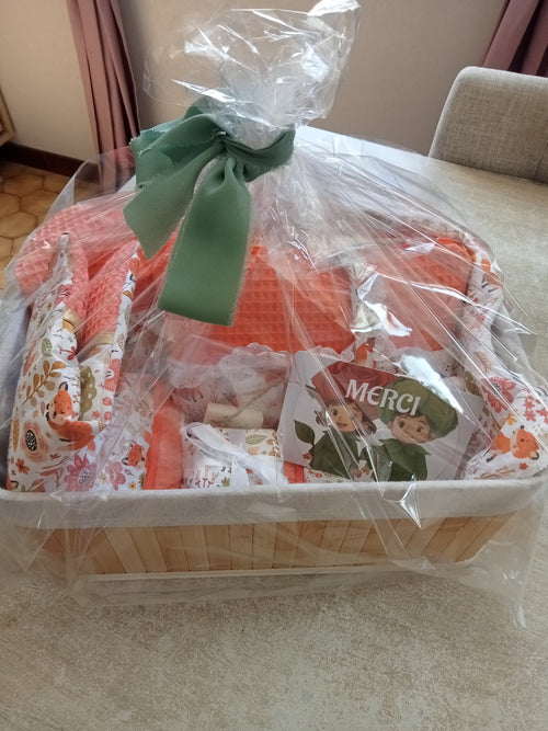 Panier cadeau naissance renard